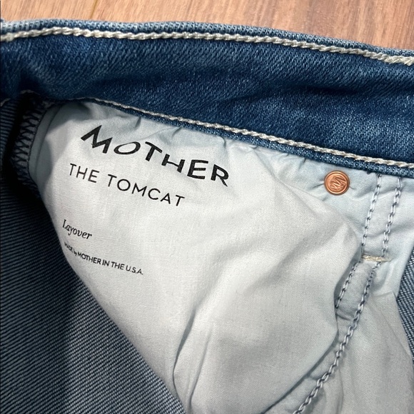 Mother The Tomcat High Rise Cropped Straight Jean in Layover Size 25 - Picture 5 of 16